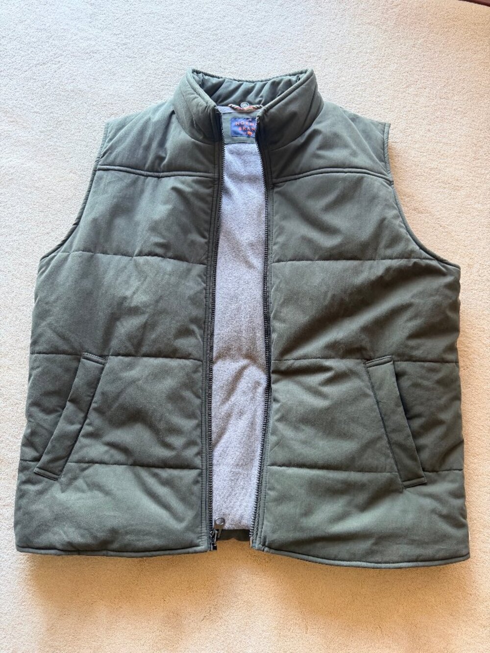 Men's Outdoor Winter Vest XL - Dark Green - New